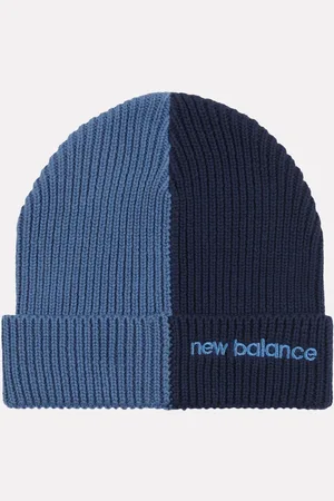 New Balance Blue Boys Two Tone Beanie Hat One