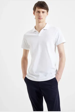 French Connection 100% Cotton Trophy Neck Micro Pique Polo Shirt XXL