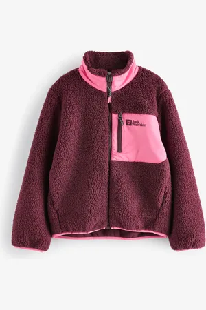 Jack Wolfskin Boys Ice Curl Contrast Pocket FZ Fleece