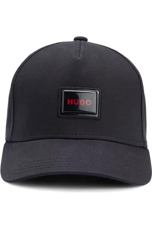 HUGO BOSS Mens Logo Patch Cap In 100% Cotton Twill