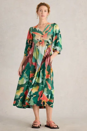 White Stuff Lucy Midi Dress AU 14