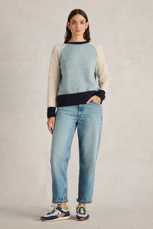 White Stuff Womens Colourblock Nep Jumper
