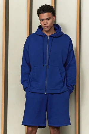 Next Mens Cobalt EDIT Zip Through Hoodie