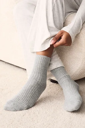 Next Womens Premium Ankle Socks 1 Pack Containing Cashmere
