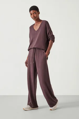 Hush Puppies Womens Elle Supersoft Wide Leg Joggers