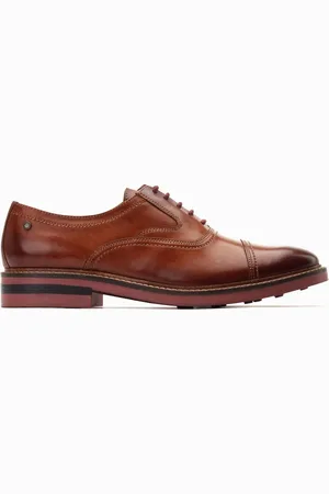 Base London Mens Tatton Lace-Up Cap Shoes