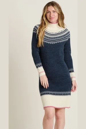 Brakeburn Womens Retro Ski Knitted Dress