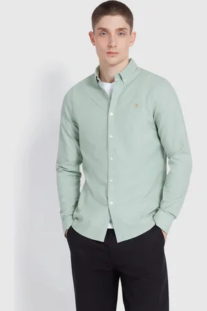 Farah Brewer Long Sleeve Shirt L