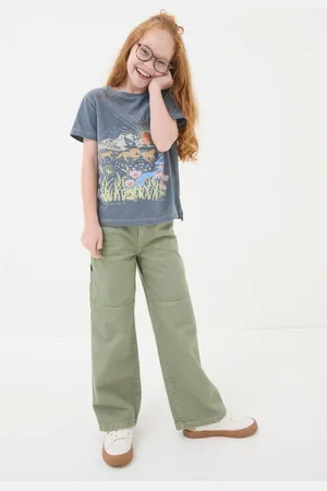 Fat Face Girls FatFace Horse Graphic T-Shirt