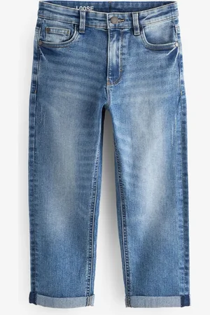 Next Boys Acid Wash Loose Fit Stretch Jeans (3-17yrs)