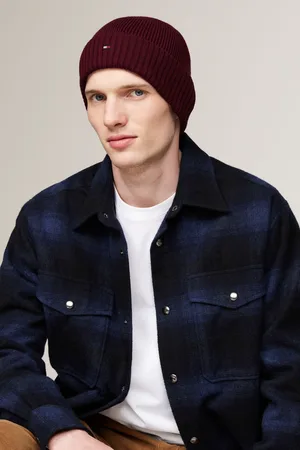Tommy Hilfiger Mens Flag Pima Cotton Beanie