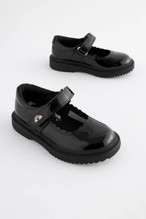 Next Girls Patent Rainbow Chunky Mary Jane School Shoes