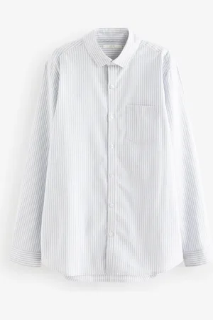 Next Boys White Stripe Single Oxford Shirt (3-16yrs)