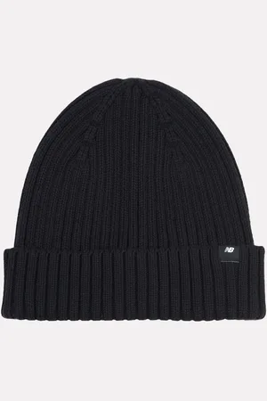 New Balance Black Tab Beanie Hat One