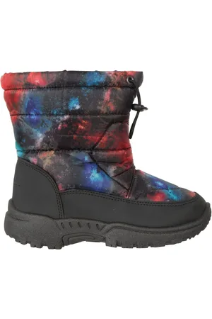 Mountain Warehouse Black Dark Toddler Caribou Printed Adaptive Snow Boots AU 9 (EU 26)
