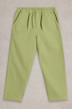 White Stuff Boys 100% Cotton Rory Twill Trousers