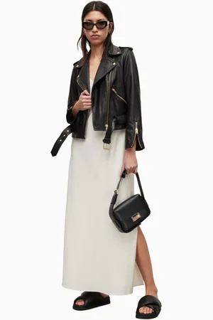 AllSaints Womens AllSaints Crome Balfern Biker Jacket