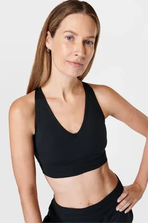 Sweaty Betty Black Gaia Yoga Bra XL