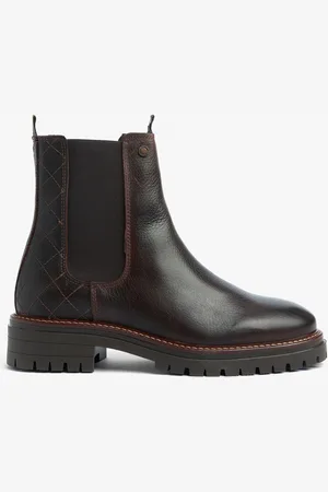 Barbour Brown Evie Leather Chelsea Boots AU 5 (EU 36)