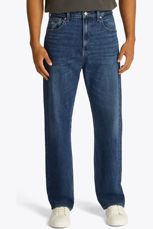 Tommy Hilfiger Blue Dark Otis Mid Rise Straight Jeans W30 L30