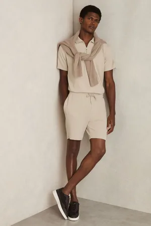 Reiss Amarillo Textured Drawstring Shorts XXL