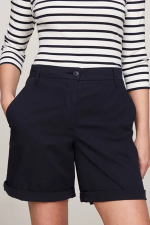 Tommy Hilfiger Womens Cotton Blend Chino Shorts