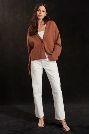 Next Womens 100% Cotton Column Mom Jeans