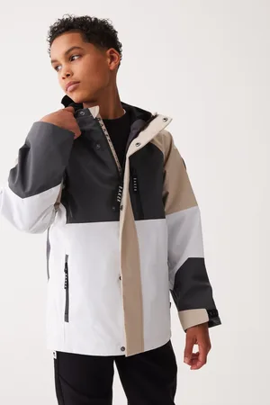 Ted Baker Boys Shower Resistant Colourblock Rain Jacket