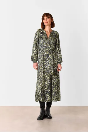 Whistles Marlow Leopard Swirl Dress AU 16