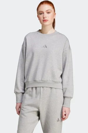 adidas Womens ALL SZN Fleece Loose Sweatshirt