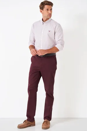 Crew Clothing Company Mens Slim Chinos Trousers