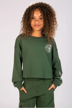 Pineapple Girls Girls Logo Crop Sweatshirt