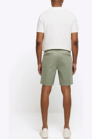 River Island Mens Laundered Chino Shorts