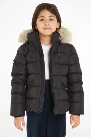 Tommy Hilfiger Girls Girls Essential Down Faux Fur Hood Jacket