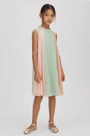 Reiss Girls Pixie 4-9 yrs Pleated Ruffle Dress