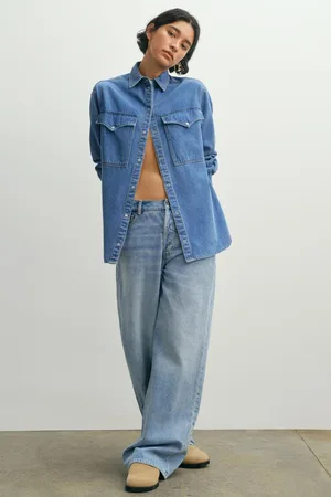 Hush Puppies Womens Oversized Davina Denim Shirt