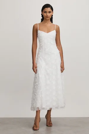 Anna Quan Applique Drop Waist Maxi Dress AU 12