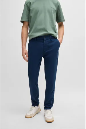 HUGO BOSS Mens Slim Fit Chinos Stretch Cotton