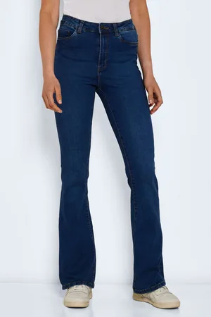 Noisy May Womens High Waisted Flare Jeans
