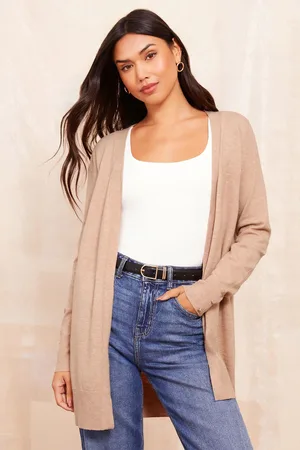 Friends Like These Womens Stone Edge To Edge Cardigan