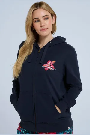 Animale Womens Womens Maya Organic Zip Through Hoodie