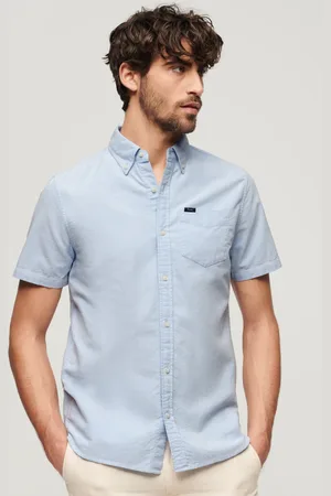 Superdry Vintage Oxford Short Sleeve 100% Cotton Shirt XXL