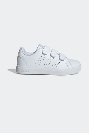 adidas Boys Ivory Kids Advantage Base 2.0 Trainers