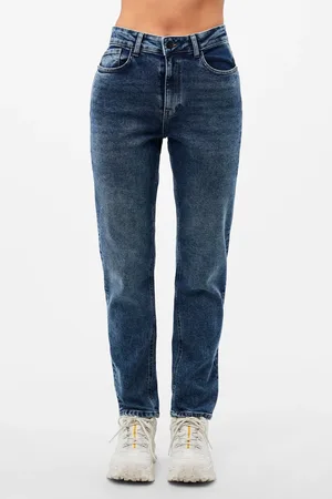 Pieces® Womens High Waisted Mom Jeans