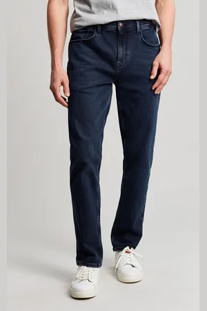 Joules Mens Oakham Ink Wash Slim Fit Five Pocket Denim Jeans