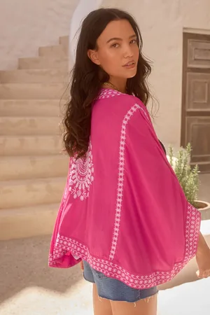Next Womens Embroidered Kimono