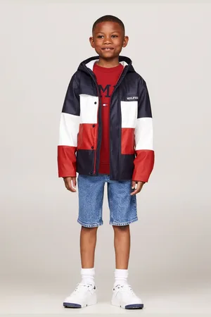 Tommy Hilfiger Boys Colourblock Long Windbreaker