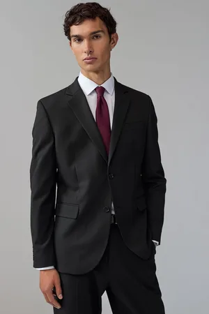 Next Mens Slim Fit Stripe Suit Jacket
