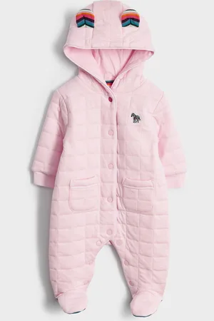 Paul Smith Girls Baby Zebra Logo Quilted All-in-One