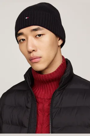 Tommy Hilfiger Mens Flag Pima Cotton Beanie